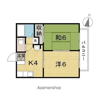 パステルKⅡ【101号室】の間取り