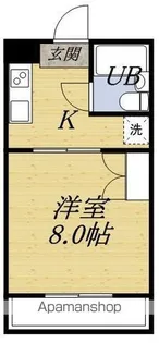 ビューラータカノ【1階】の間取り