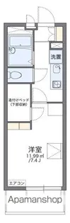 レオパレス時【1階】の間取り