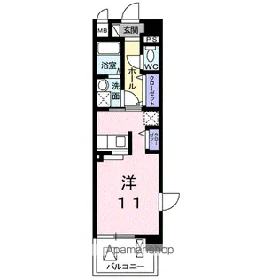 グランセピア【3階】の間取り