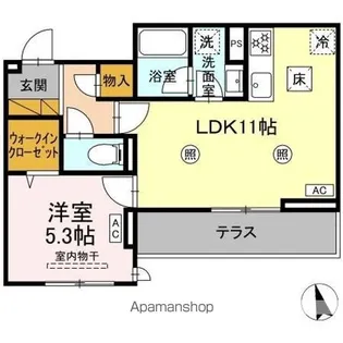 KURASHIRO【1階】の間取り