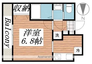 HF仙台レジデンスEAST【2階】の間取り