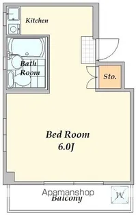 東京都渋谷区富ヶ谷1丁目【マンション】の間取り