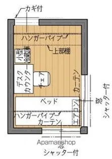 シェアードハウス六花【2号室】の間取り