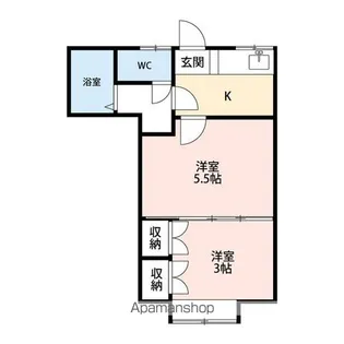 クレセントイグレックⅢ【1階】の間取り