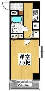 FAN六本松【702号室】の間取り