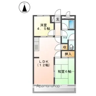 メゾンエクセル【3階】の間取り