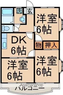 グランドール新町【1階】の間取り
