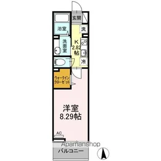 ボナール北綾瀬【3階】の間取り