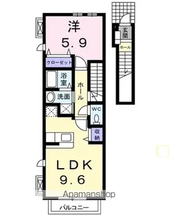 ヴィラエレガンツァ【2階】の間取り