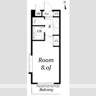 1Kの間取り画像