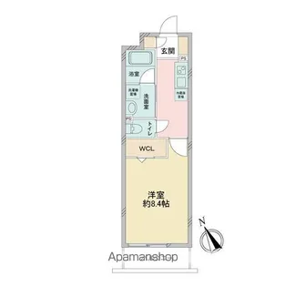 レオ四拾八番館【2階】の間取り