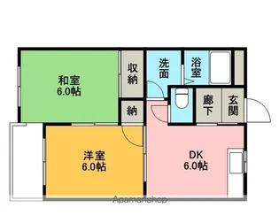 メゾンコムラ【3階】の間取り