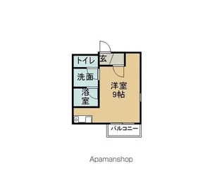 レジデンスカサブランカ(女性専用)【1階】の間取り