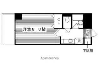 TWIN'S SQUARE WEST【101号室】の間取り