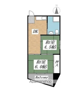 TOEI城野ビル【3階】の間取り