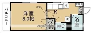 アーバンハイツ八乙女Ⅰ【206号室】の間取り