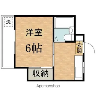 サンパレス堀之内【3階】の間取り