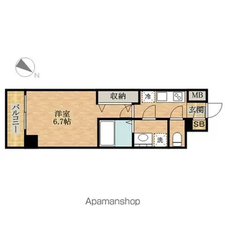LOG桜木町【2階】の間取り