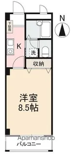 スピリア福岡町【102号室】の間取り