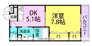 AILE南塚口【2階】の間取り
