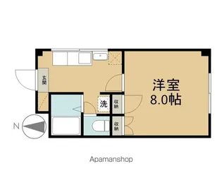 コーポA1【105号室】の間取り