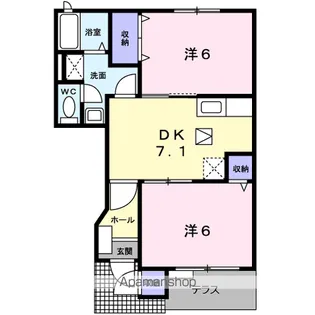 セントラル・ケイA棟【1階】の間取り