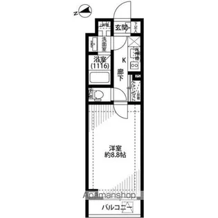 プレール・ドゥーク中野江原町【2階】の間取り
