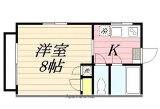 ピュア西新ABCD棟【C203号室】の間取り