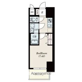 SーRESIDENCE堀田NORTH【13階】の間取り