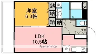 グランドゥール【3階】の間取り