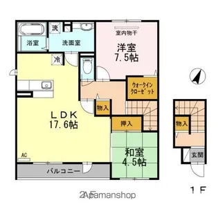 清風・光風 清風【2階】の間取り
