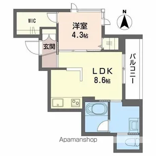グレイス東峯【2階】の間取り