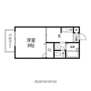 ディアスウタカ2【203号室】の間取り