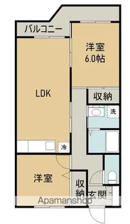 MARE坂出【104号室】の間取り