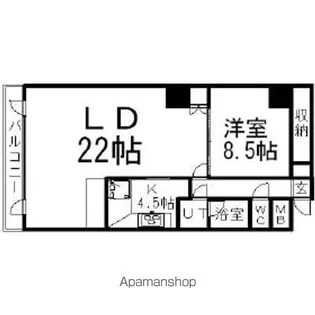 プラザ8・5【2階】の間取り
