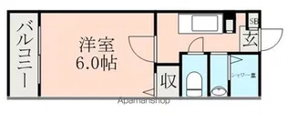 シャポー渡鹿【1階】の間取り