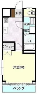 フレンドリーハイツ【302号室】の間取り