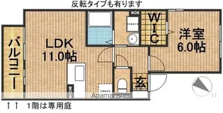リビングタウン浅羽【1階】の間取り