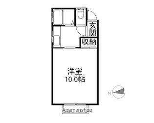 コーポマキⅡ【201号室】の間取り