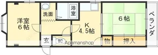 田中ハイツ【3-A号室】の間取り