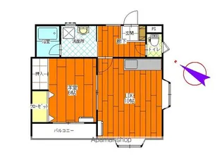 グランレーヴ竜王【203号室】の間取り