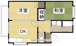 サンフラワーB【205号室】の間取り