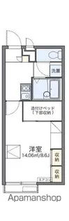 レオパレス紀水【207号室】の間取り