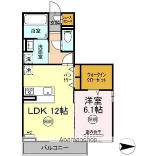 BASE29 西高松【2階】の間取り