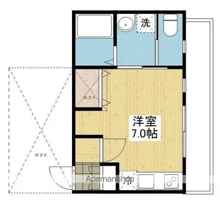 LA VIE BELL【203号室】の間取り