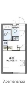 レオパレスアプレセーズ【2階】の間取り