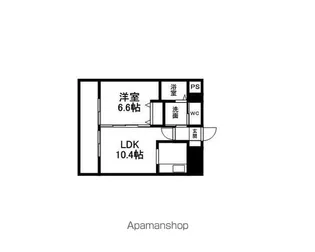 CASSIA博多イースト【708号室】の間取り