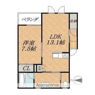 TOWN AK 01【1階】の間取り