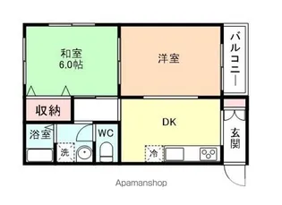 アステール【202号室】の間取り